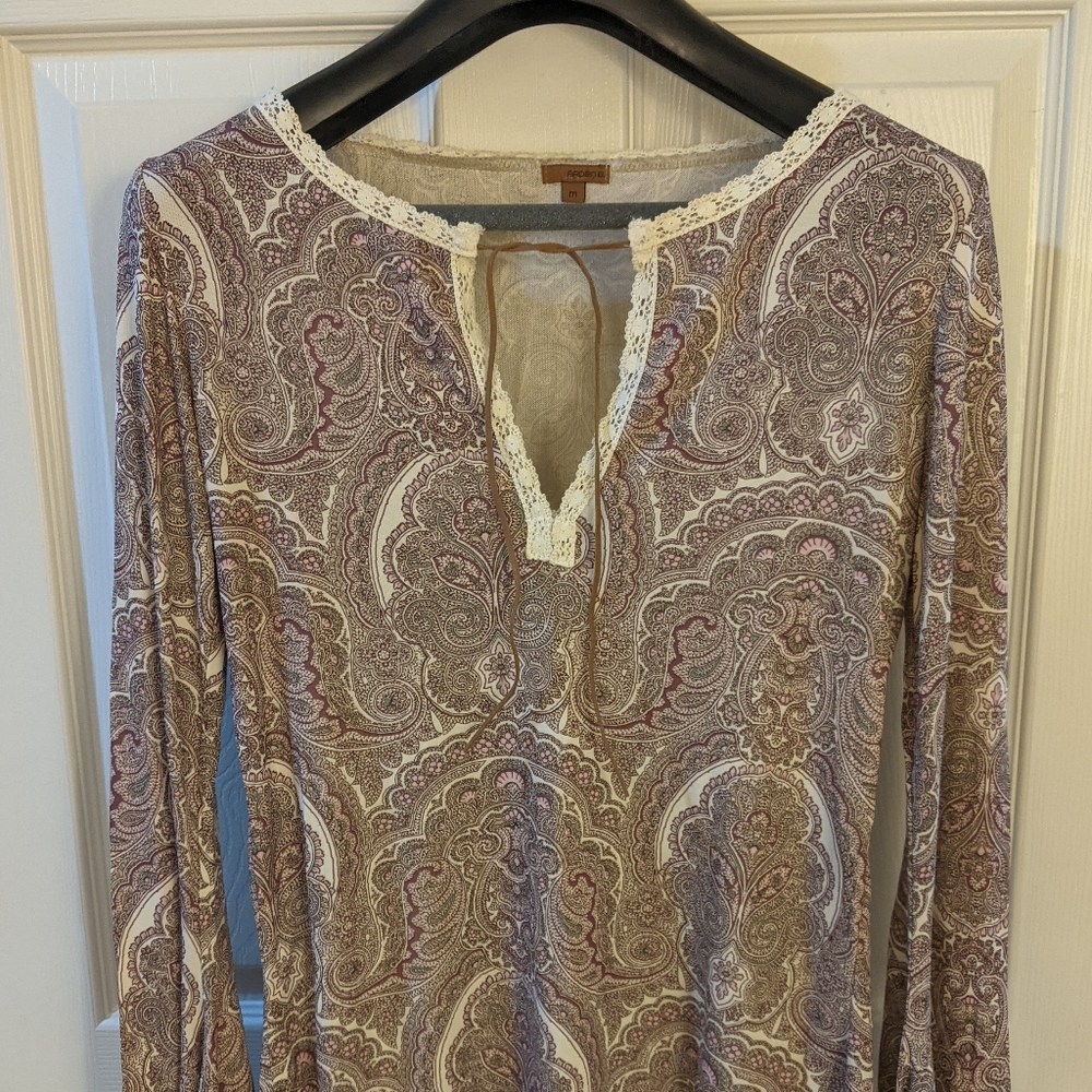 Vintage 90s Arden B hippie top size Medium